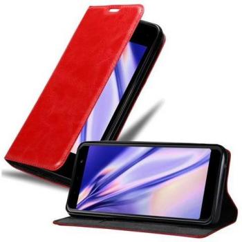 Estuche Protector Rojo Manzana + Soporte – Wiko Lenny 5