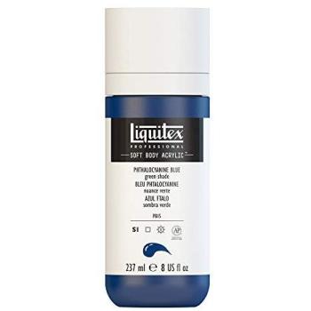 Phthalocyanine Blue Green – Liquitex Soft Body Paint, 8 oz (237 mL)
