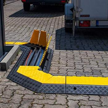 Protector de Cables Dancop con Cubierta 45° Derecho, 5 Pasajes