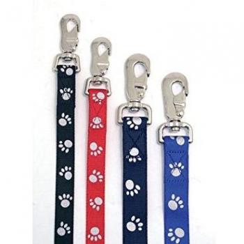 Collar de Perro Rosewood con Protección Suave y Reflectante, 20 x 3/4 Pulgadas (Negro)