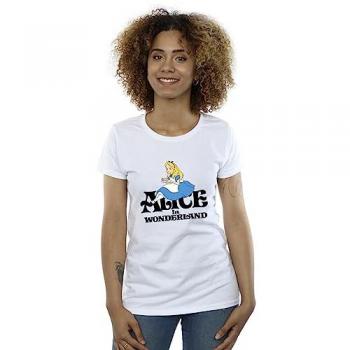 Tea Time in Wonderland Women's T-Shirt (White)