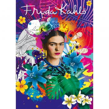 Puzzle 1500 pièces Frida Kahlo, Bluebird-Puzzle-70491
