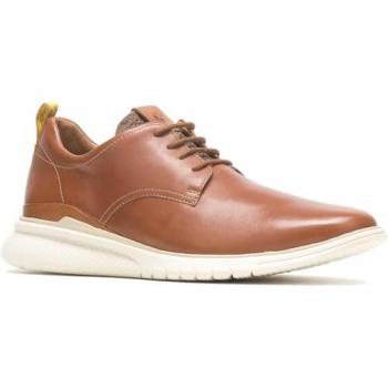 Advanced Tan Leather Mens Shoes – Hush Puppies Lace Up