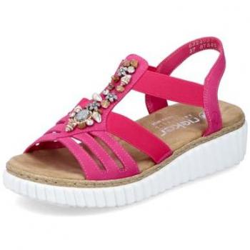 Rieker Plateausandalen für Damen in Rosa