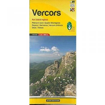 Libris Wanderkarte 10 Vercors 1 : 60 000: Parc naturel régional. Quatre Montagnes, Royans, Gervanne, Vercors dromois, Diois, Trièves