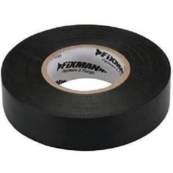 Cinta Aislante Negra PVC Profesional 25 Metros x 25 mm