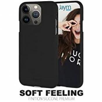 Silicone Touch Ultra‑Doux Noir iPhone 15 Plus – JAYM