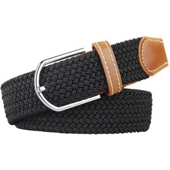 Knitted Braided Leather Belt for Women