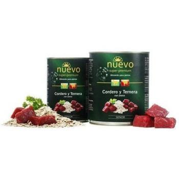Comida húmeda para perros Nuevo Senior cordero-ternera