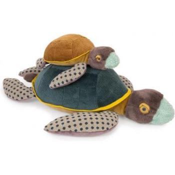 Peluche Grande Tortue Tout Autour du Monde 60 cm MOULIN ROTY