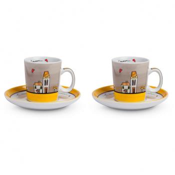 Collezione Le Casette: Tazze e Piattini