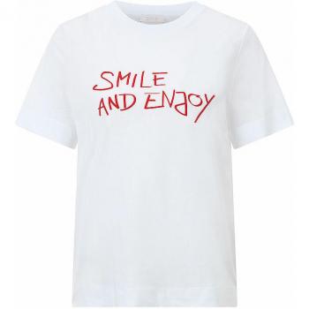 Rich & Royal XS T-Shirt mit Print in Weiss