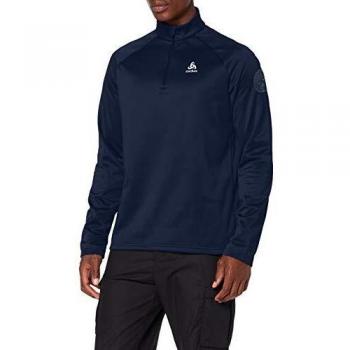Odlo Midlayer 1/2 Zip PILLON Pull Homme, Diving Navy, S