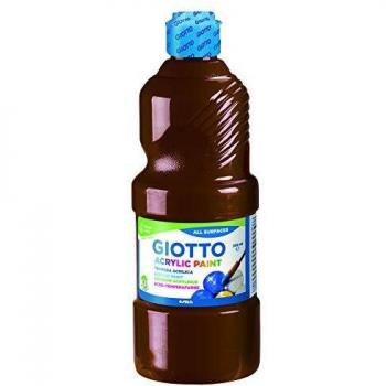 Colore tempera acrilica giotto 500 ml marrone