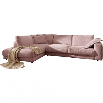 Gemütliches Ecksofa Enisa XXL, 2 Zierkissen