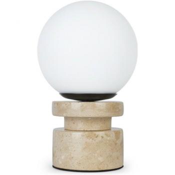 Lampadaire Moderniste NV GALLERY POLAR – Design Blanc & Travertin