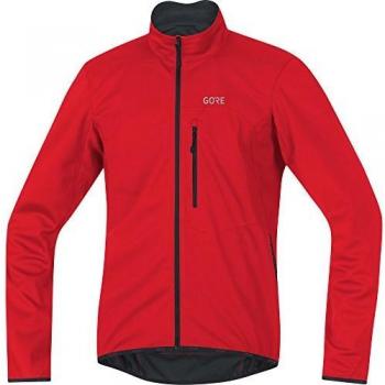 Herren Radfahrjacke GORE Windstopper, M, Rot – Modell 100338