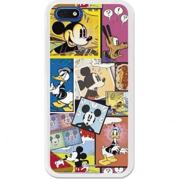 Custodia per Telefono Disney Mickey Comic Huawei Y5 2018 Clear One Size