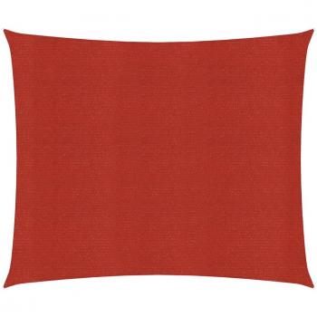 VidaXL Red Shade Sail 160 g/m² 6x6 m HDPE