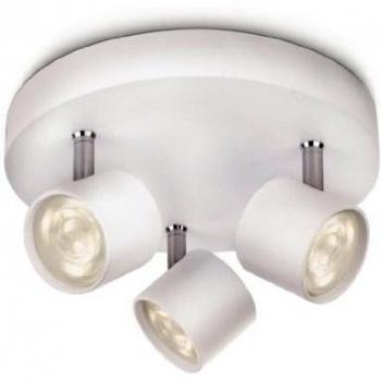 Modischer Star Deckenstrahler LED weiß schwenkbar 3-flammig