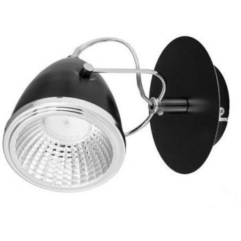 Spot-Light Oliver 1‑Flamme LED Wandlicht Schwarz/Chrom