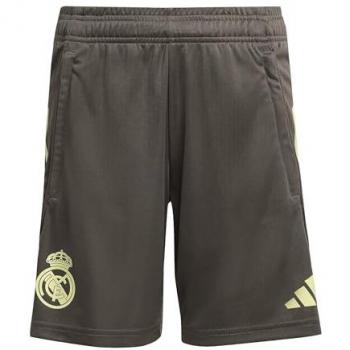 Adidas Real Madrid Tiro 25/26 Competition Shorts – Grey (Kids)