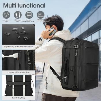 Tigernu USB Port Hiking Laptop Backpack 27L-37L