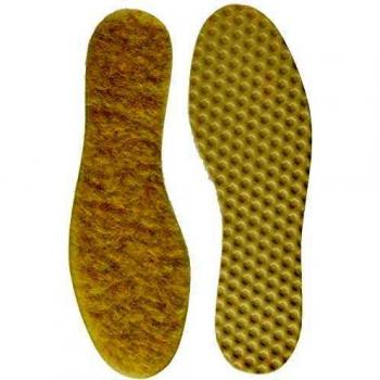 Wool Sohle Insole, Unisex, Off‑White, 12 – Bama