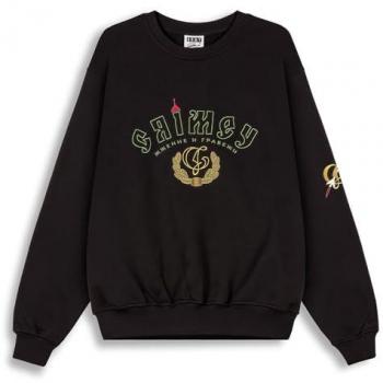 Felpa Vintage The Lower Depths Grimey Nera M
