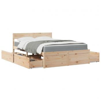 Letto ComfortBox 140x190 – PinoNaturale