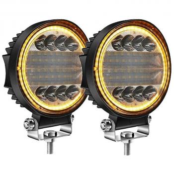 Luces de Niebla LED 2x 4 200W para Conducción Off Road