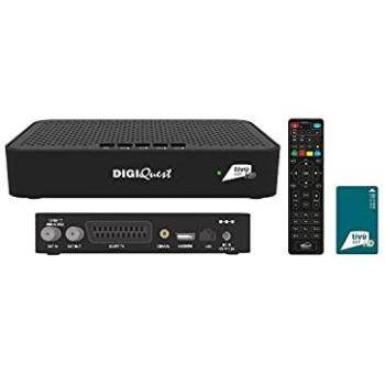Récepteur Satellite TIVÙSAT HD avec Smartcard Digiquest Q10