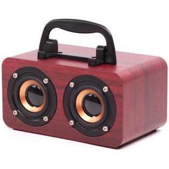 Altavoz Bluetooth Deslizable de Madera Vintage