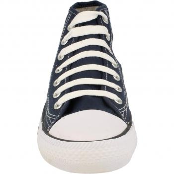 Boys' Canvas Baseball Boots Spot On (Navy, UK Size 3)
