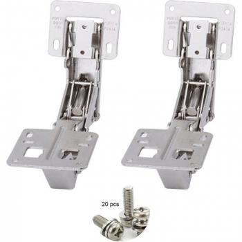Hydraulischer 170° Scharnier-Set (2 Stk) – Kaltgerollter Stahl, Sanftnähe-Puffer M0XC