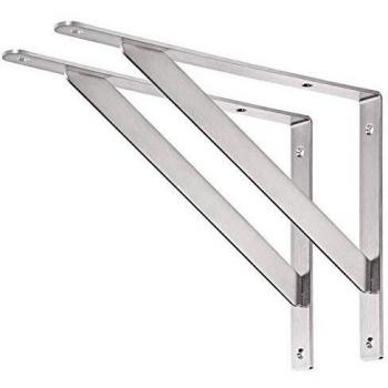 YUMORE Premium 2-Pack Angle Joint Shelf Brace – 350x250mm