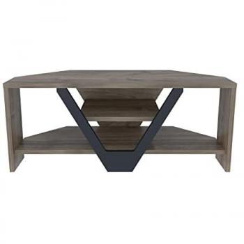 Decorotika Karin 90 Cm Modern Corner TV Unit for TVs up to 40