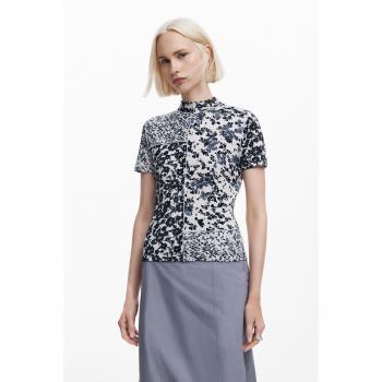 Camiseta Desigual mujer flores patchy