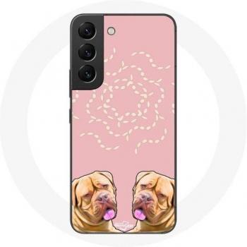 Capa Simétrica Dogo de Burdeos para Galaxy S21 FE