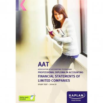 FINANCIAL STATEMENTS OF LIMITED COMPANIES – STUDY TEXT