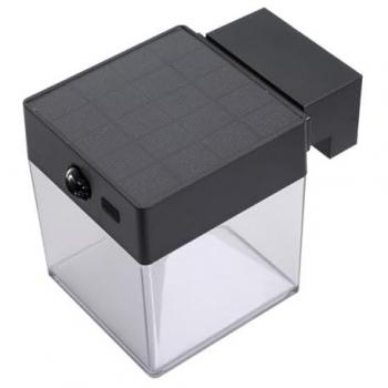 Aplique solar cuadrado 4 W 500 lm, 3 000/4 000/6 500 K, 3CCT, negro