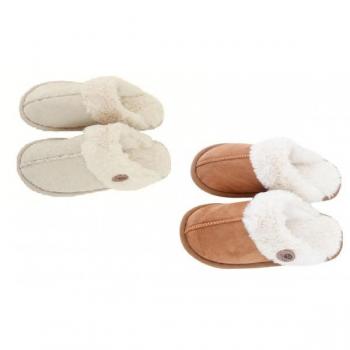 Damen Slipper Hausschuhe Fluffy Winter 36-37