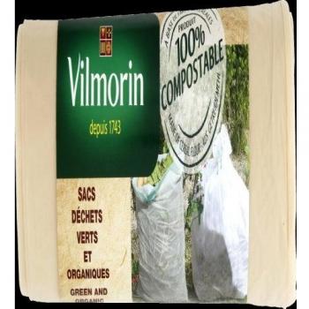 Vilmorin Sac à Déchets Vert et Organique 110 L