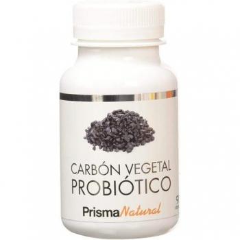 Carbón Vegetal Probiótico 550 mg 90 Caps Prisma Natural