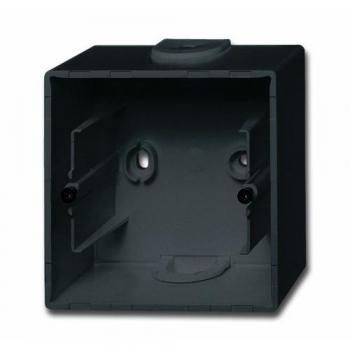 Cadre Simple Noir RAL 9005 Busch-Jaeger