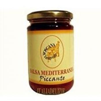 Mediterrane Tomatensauce mit Schärfe, 290 g – Toscana In Tavola