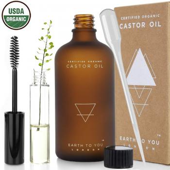 Veganes Rizinusöl 100 ml – USDA‑certifiziert, unraffiniert, kaltgepresst, 100 % rein