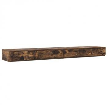 Cassetti Letto Quercia Scura 200 × 36,5 × 16,5 cm Legno Ingegnerizzato