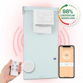Pannello Infrarossi Hot Spot Crystal 750W Controllo App Bianco