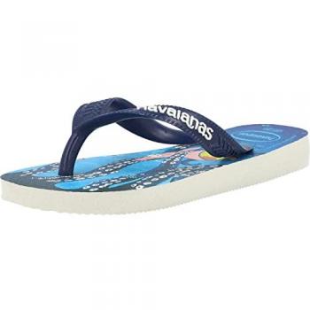 Zapatillas Havaianas Infantil Bob Esponja Azul y Blanco